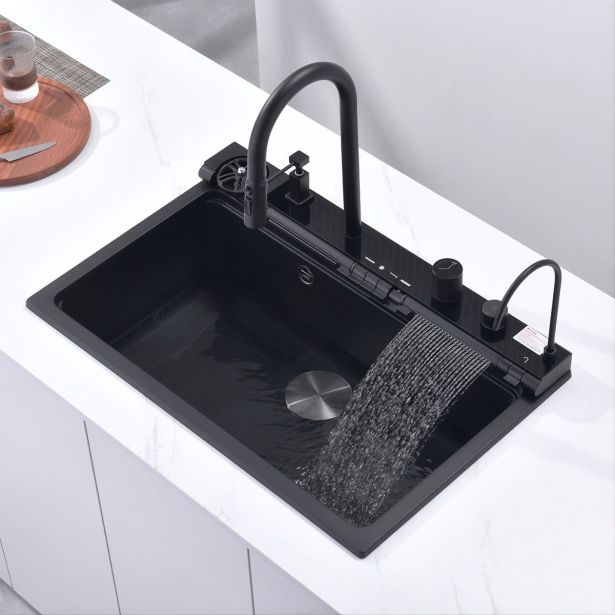 PIPA KUHINJSKA INTER CERAMIC SMART ZA KORITO 7567131MB ČRNA