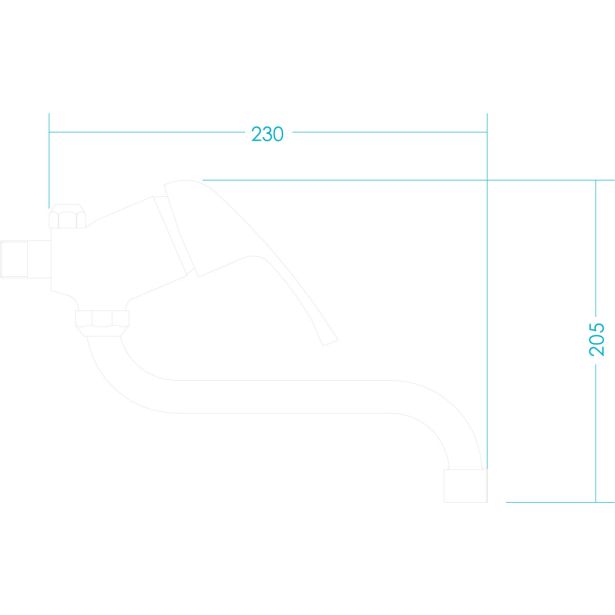 PIPA KUHINJSKA MQ LANA, STENSKA, ZA GRELNIK VODE