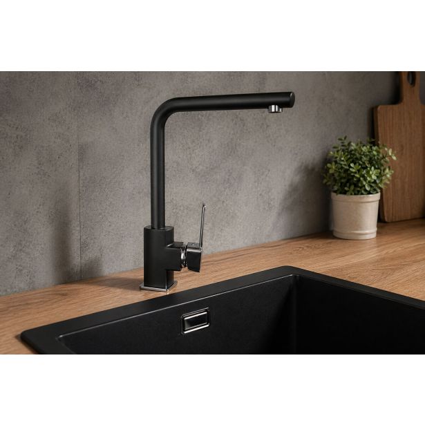 PIPA KUHINJSKA SINK SOLUTION KATY ČRNA