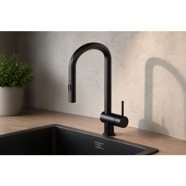 PIPA KUHINJSKA SINK SOLUTION NIKA ČRNA