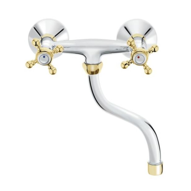 PIPA KUHINJSKA UNITAS STIL STENSKA, "S" IZLIV KROM ZLATA