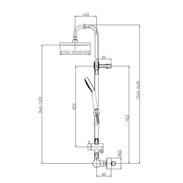 PIPA UNITAS FRESH ZA PRHO S TUŠ SISTEMOM