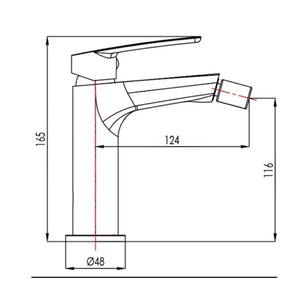 PIPA ZA BIDE BLITZ EDDY 2205 ČRNA BIDE WA