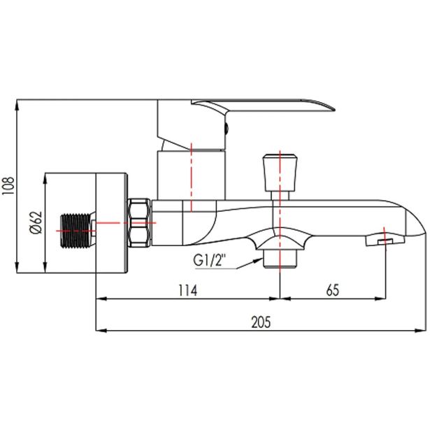  PIPA ZA KAD BLITZ GALA 1600 + TUŠ ROČKA, CEV, NOSILEC