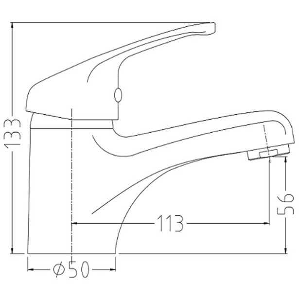 PIPA ZA UMIVALNIK BLITZ 601/3