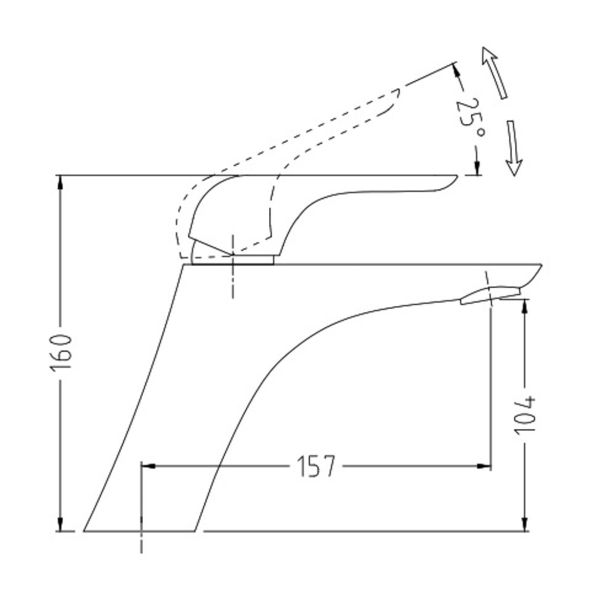 PIPA ZA UMIVALNIK BLITZ BELLA 1201W KROM/BELA - EKSPONAT