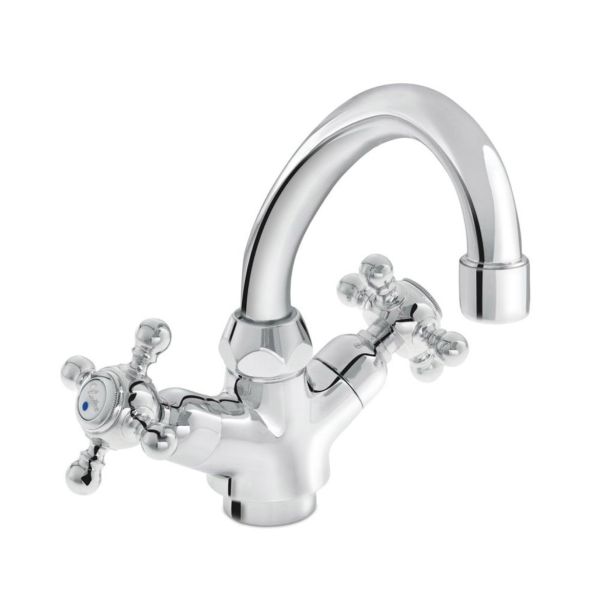 PIPA ZA UMIVALNIK UNITAS STOJEČA, LITI IZLIV BREZ KOTNIH VENTILOV, CR