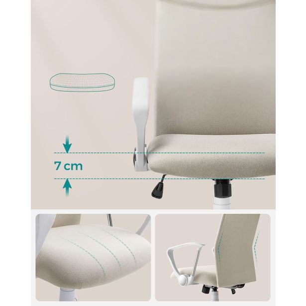 PISALNI STOL SONGMICS OBN034K01 ERGONOMSKI BEŽ