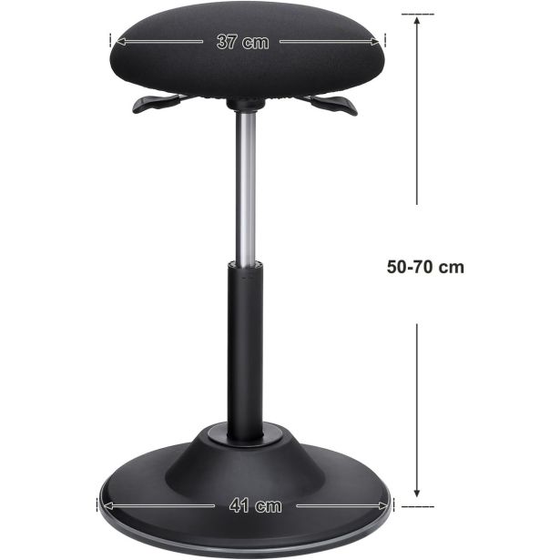 PISALNI STOL SONGMICS VIŠINSKO NASTAVLJIV OSC01BK