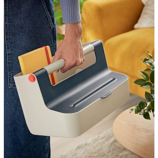 PISARNIŠKI PRIPOMOČKI LEITZ COSY-WOW COSY ORGANIZATOR S POKROVOM SIV