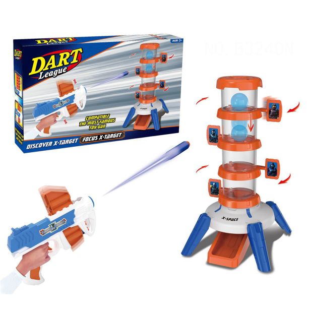 IGRAČA LUNIX PIŠTOLA S PENASTIMI IZSTRELKI