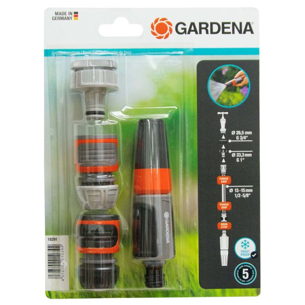 PIŠTOLA ZA VODO GARDENA OSNOVNI KPL Z BRIZGALKO