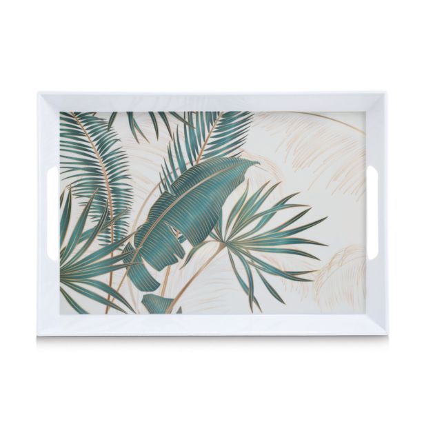 PLADENJ MELAMIN, "PALMOVI LISTI"  50X35X5 CM