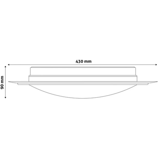 PLAFONJERA AVIDE LED ARES 24W 4000K