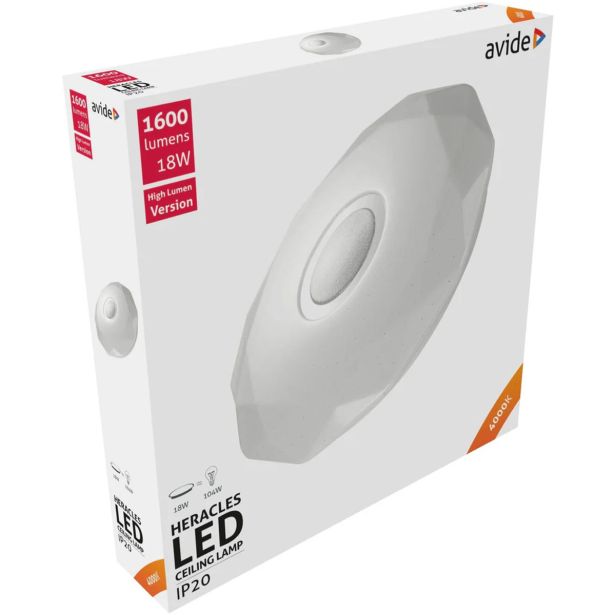 PLAFONJERA AVIDE LED HERACLES 18W 4000K