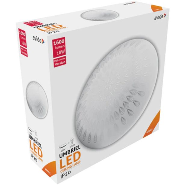 PLAFONJERA AVIDE LED UMBRIEL 18W 4000K
