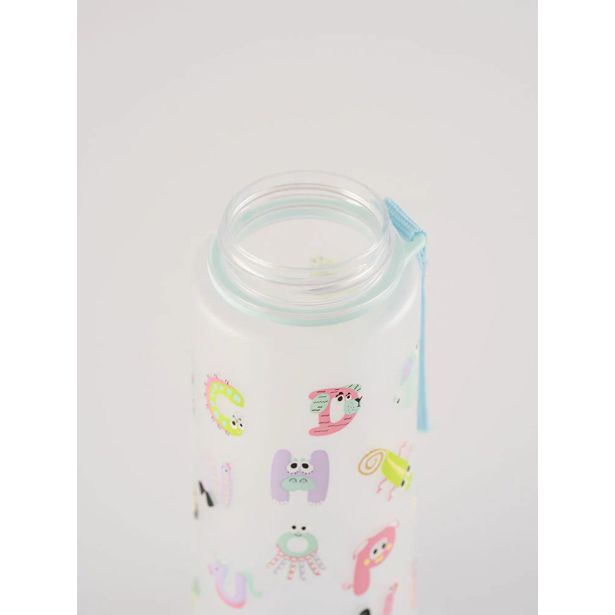 PLASTENKA ZA VODO EQUA ALPHA ZOO 600 ML, BREZ BPA