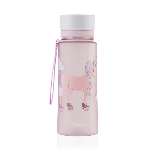 PLASTENKA ZA VODO EQUA UNICORN 600 ML, BREZ BPA
