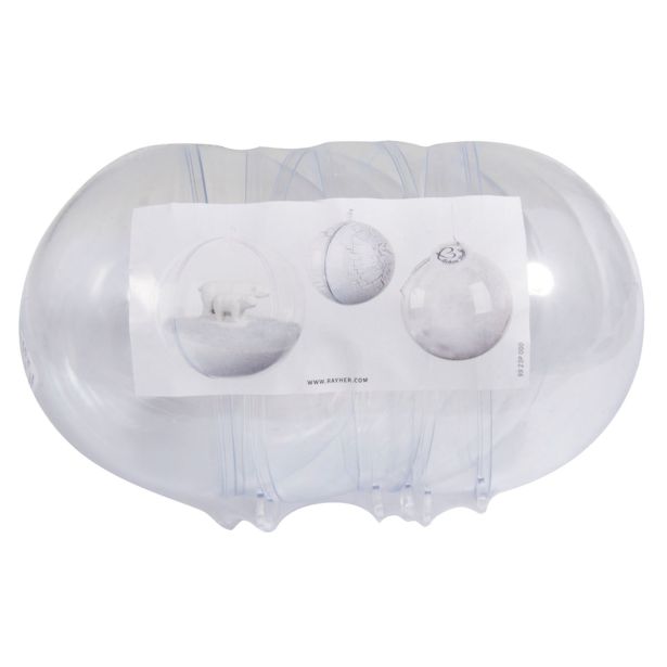 PLASTIČNE KROGLE, PROSOJNE, 10 CM, 4 KOS