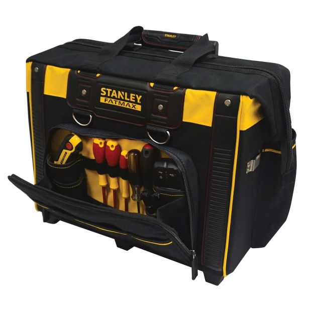 PLASTIČNI KOVČEK STANLEY 50X36X41 CM NA KOLESIH IZVLEČNI ROČAJ