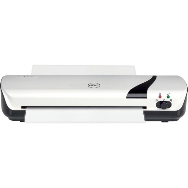 PLASTIFIKATOR GBC A4 INSPIRE BEL + KOMPLET Z REZALNIKOM 4410034EU