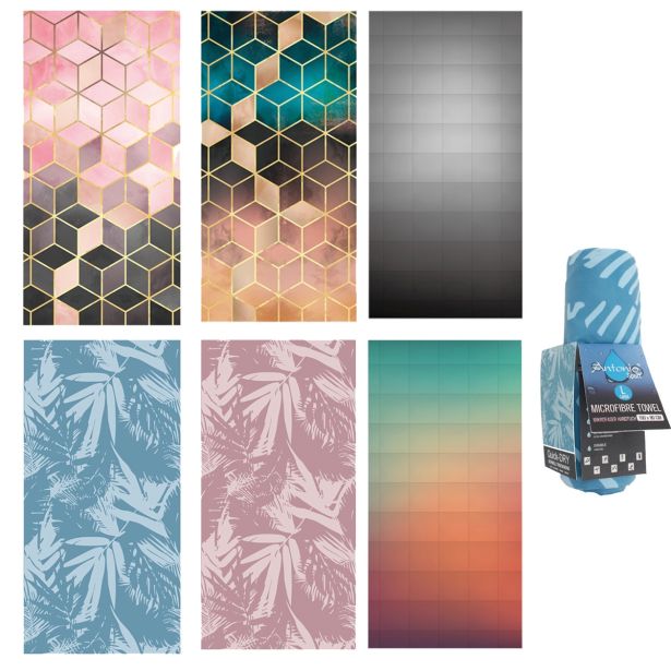 BRISAČA PLAŽNA, MIKROFIBRA 80X160 CM