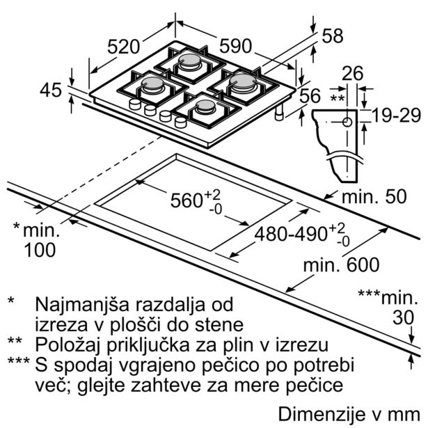 PLINSKA KUHALNA PLOŠČA BOSCH PPP6A2I40 BELA