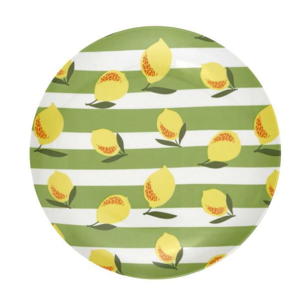 PLITVI KROŽNIK HOME DECO 27 CM BAIN DE SOLEIL PORCELAN