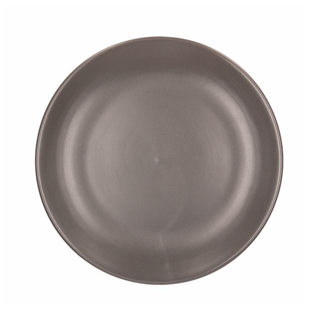 PLITVI KROŽNIK TOGNANA 27 CM RUSTICAL ANTRACIT