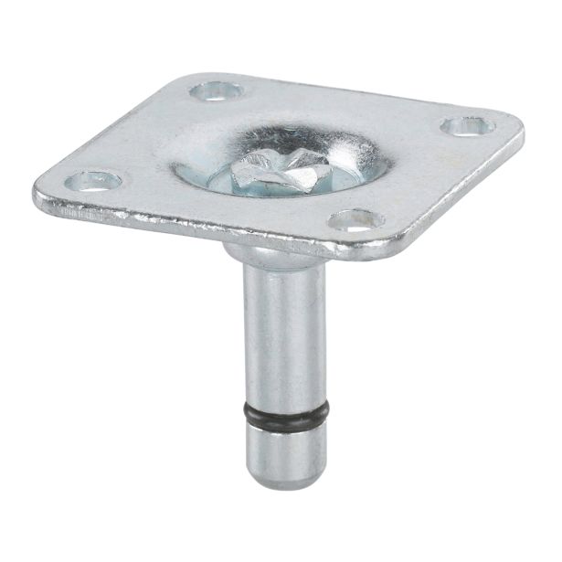 POHIŠTVENO KOLO DÖRNER + HELMER PLOŠČA 38X38 MM ZATIČ 8MM ZAV=2KOS