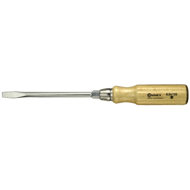 PLOŠČATI IZVIJAČ CONMETALL 3.5 X 75 MM LESENI ROČAJ
