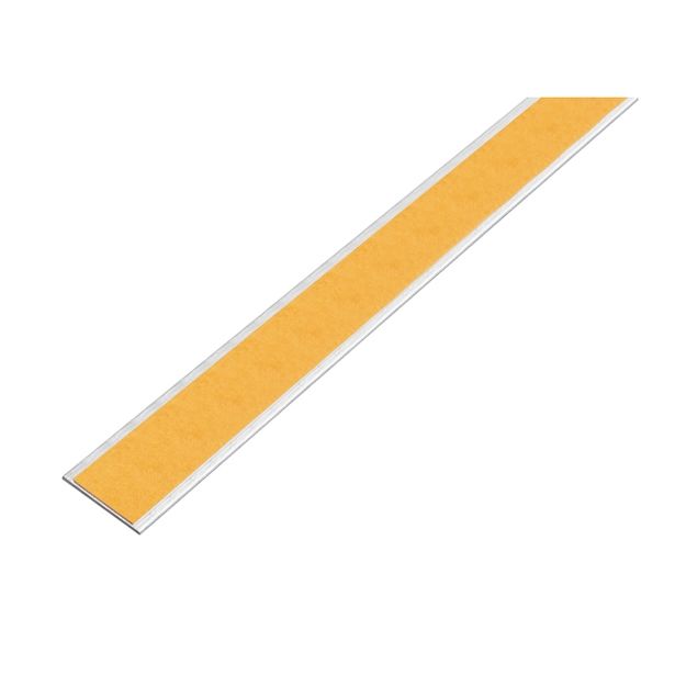 PLOSKA PALICA ALBERTS ALU, 15X2X1000 MM SAMOLEPLJIVA, INOX IZGLED