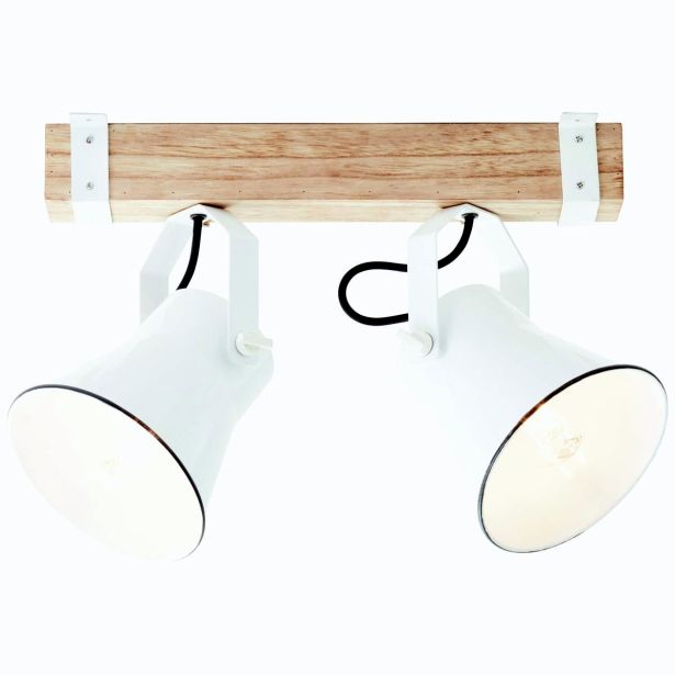 NADGRADNA STROP. SVETILKA PLOW MAX.2X10W, E27, BELA