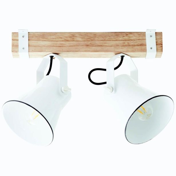 NADGRADNA STROP. SVETILKA PLOW MAX.2X10W, E27, BELA