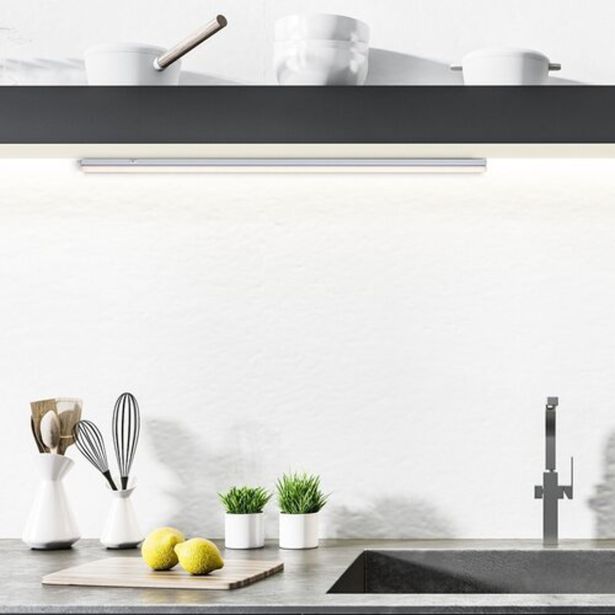 PODELEM. STENSKA SVETILKA RABALUX BAREG LED S STIKALOM 16W 1600LM 3000K 1190MM IP20