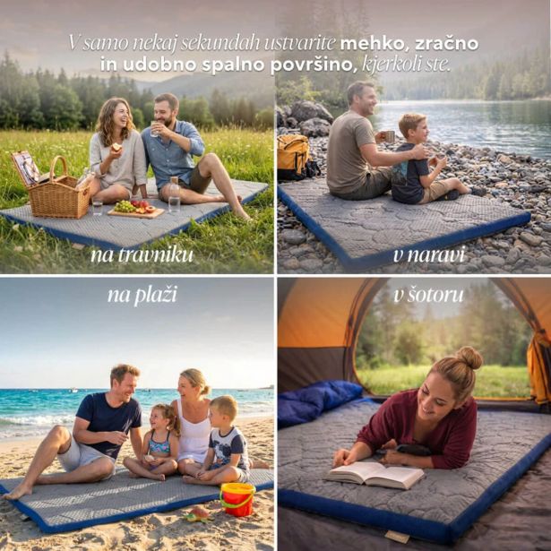 PODLOGA LEŽALNA VITAPUR NADVLOŽEK ACTIVAIR TO-GO 90X190