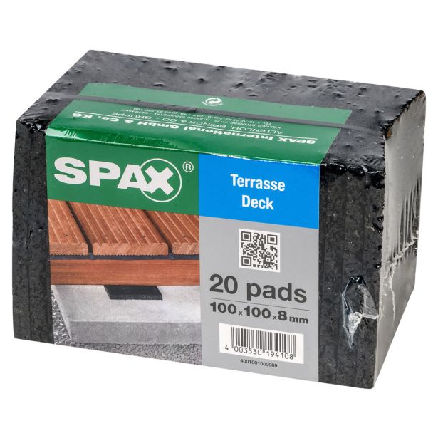 DODATEK ZA TERASO SPAX PODLOGE ZA TERASE V ZAVITKU 20 KOS