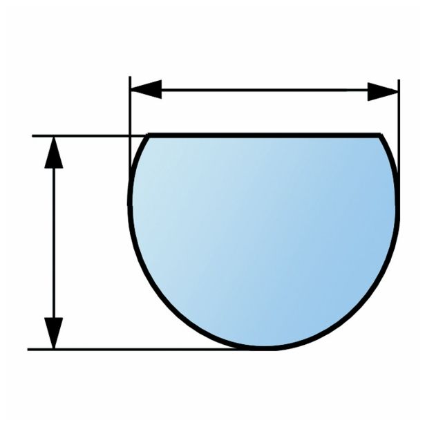 PODLOŽNA PLOŠČA LIENBACHER OKROGLA 1200X1050 MM STEKLENA