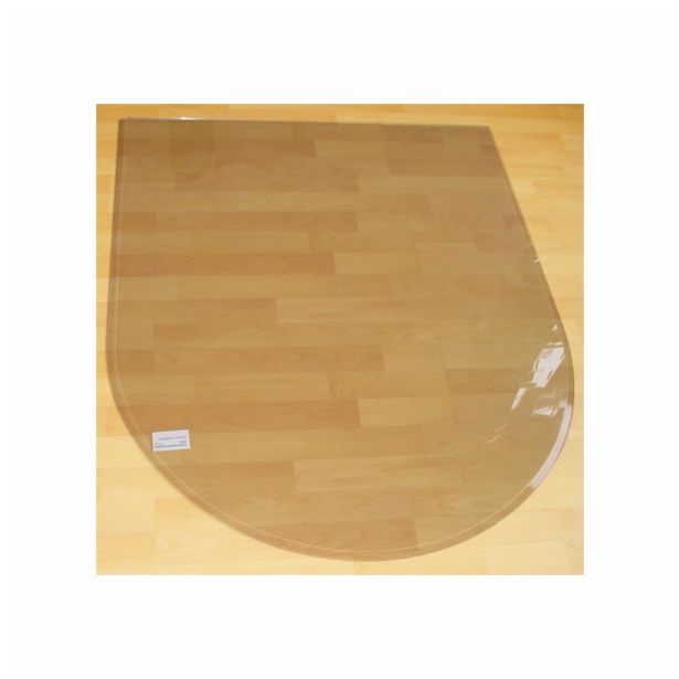 PODLOŽNA PLOŠČA LIENBACHER POLKROŽNA 1000X1000 MM STEKLENA