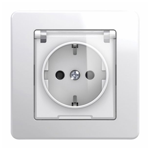 PODOMETNA VTIČNICA EKONOMIK VARNOSTNA S PROZOR.POKROV BELA, VIJAČNA