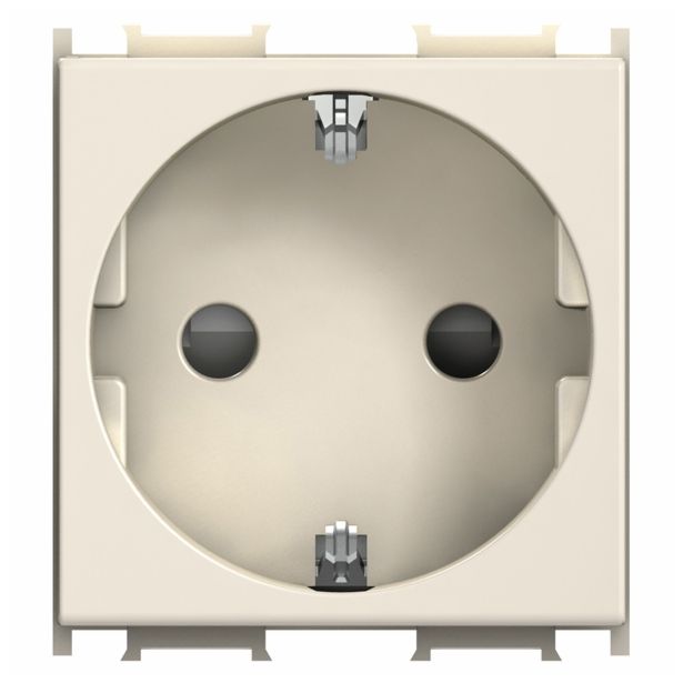 PODOMETNA VTIČNICA MODUL VARNOSTNA BEŽ, VIJAČNA, 2M, BOK