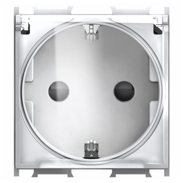 PODOMETNA VTIČNICA MODUL VARNOSTNA S PROZOR.POKROV BELA, VIJAČNA, 2M, BOK