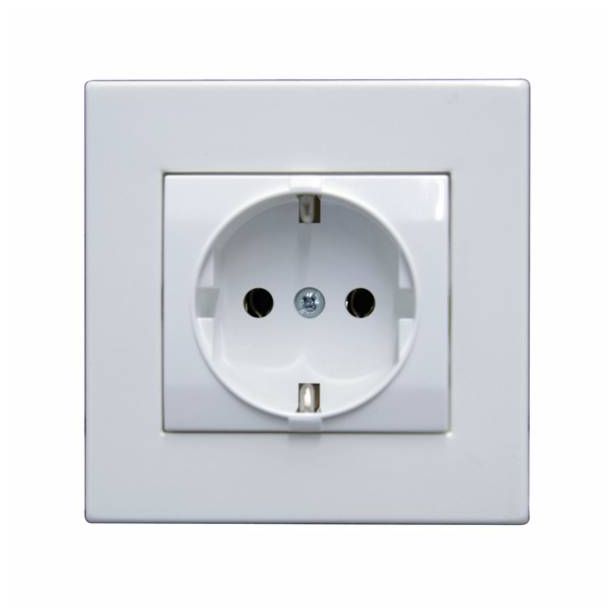 PODOMETNA VTIČNICA PLATO VARNOSTNA BELA