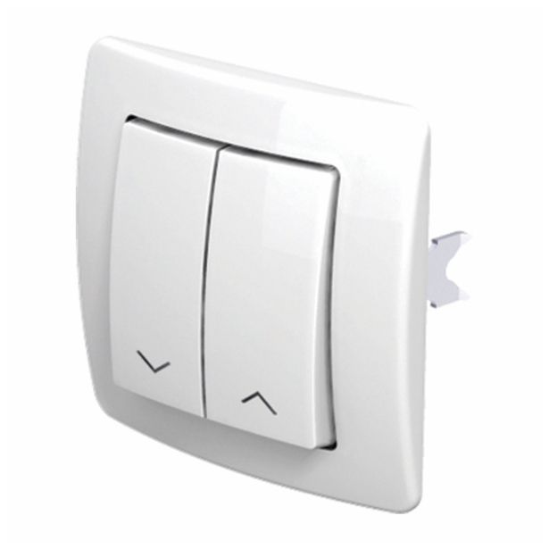 PODOMETNO STIKALO EKONOMIK ŽALUZIJSKO 10AX BELO, NT09