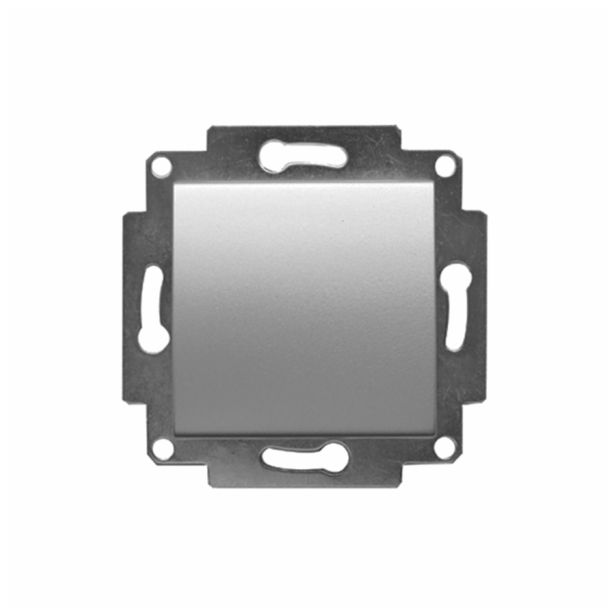 PODOMETNO TIPKALO ART NAVADNO 10A, BOK SREBRNO, LUČ, S TLIVKO