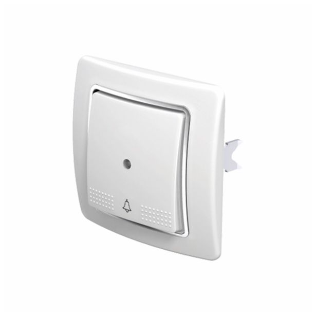 PODOMETNO TIPKALO EKONOMIK NAVADNO 10A, TI 50 BELI DUROP, ZVONEC,S TLIV