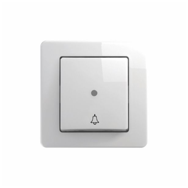 PODOMETNO TIPKALO EKONOMIK NAVADNO 10A, TI 50 BELO, ZVONEC, S TLIVKO