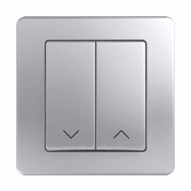 PODOMETNO TIPKALO EKONOMIK ŽALUZIJSKO 10A SREB, NT09, 2TIPKI GOR-DO