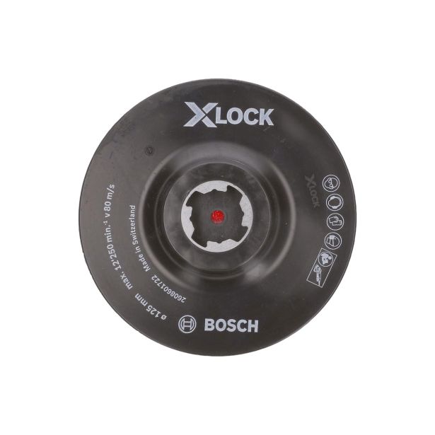 PODL. PLOŠČA ZA EKSCENTR. BOSCH PODPORNI KROŽNIK 125MM X-LOCK Z JEŽKOM