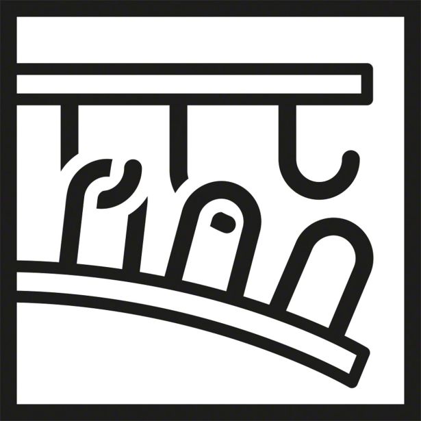 PODL. PLOŠČA ZA EKSCENTR. BOSCH PODPORNI KROŽNIK 125MM X-LOCK Z JEŽKOM